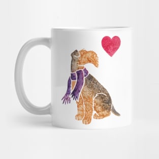 Watercolour Airedale Terrier Mug